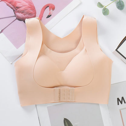 Posture Corrector Bra For Women  2-in-1 Breast Lifter & Back Support Front Closure Sports Shaper