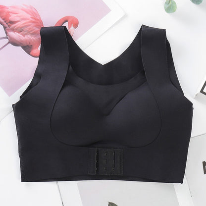 Posture Corrector Bra For Women  2-in-1 Breast Lifter & Back Support Front Closure Sports Shaper